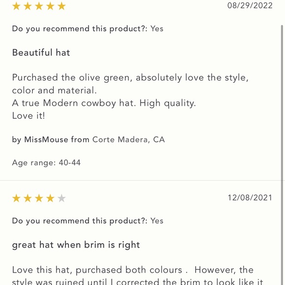 Nwt anthropologie modern rancher cowboy hat - Picture 10 of 10